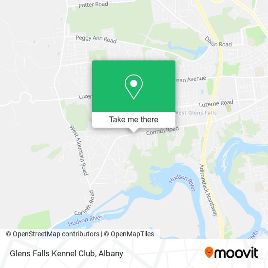 Glens Falls Kennel Club map