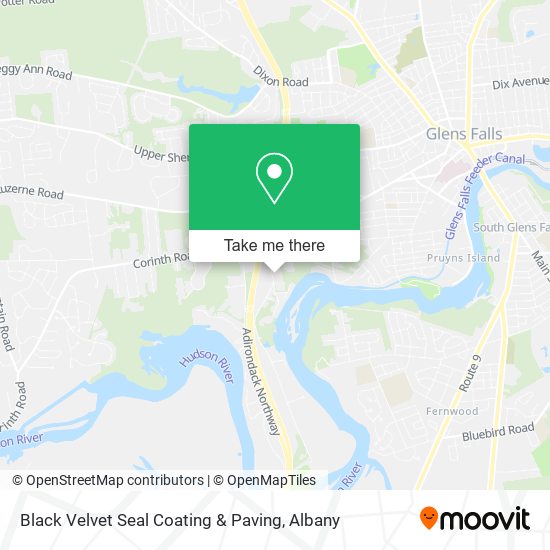Black Velvet Seal Coating & Paving map
