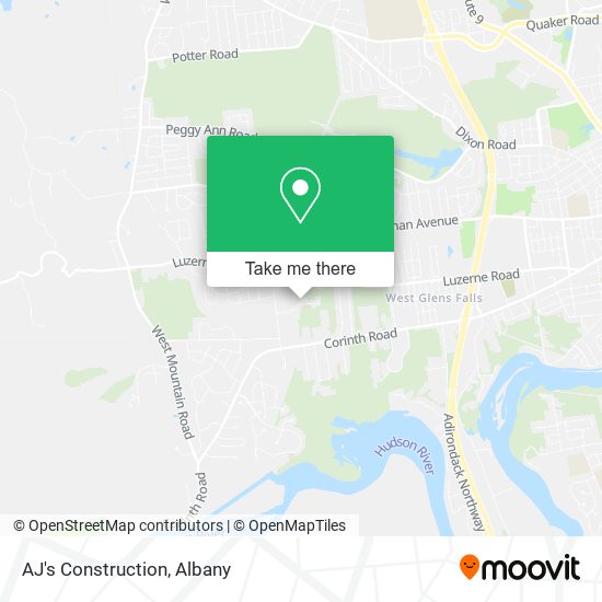 Mapa de AJ's Construction