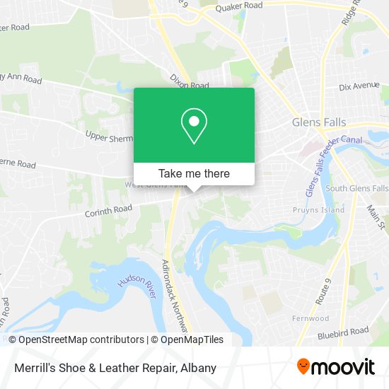 Merrill's Shoe & Leather Repair map