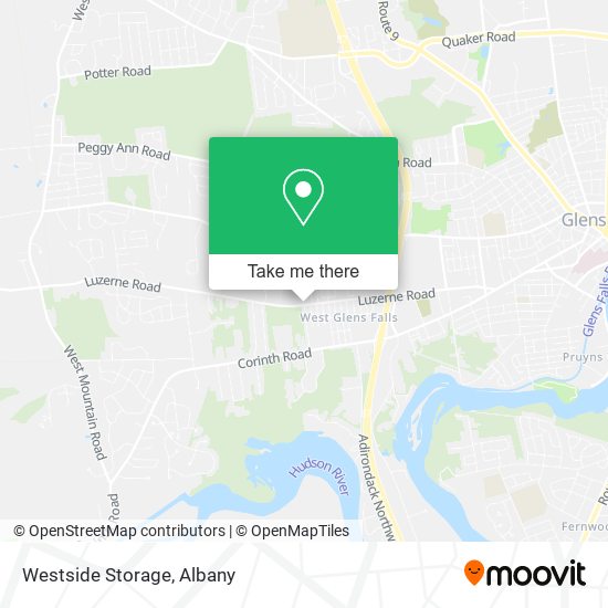 Westside Storage map