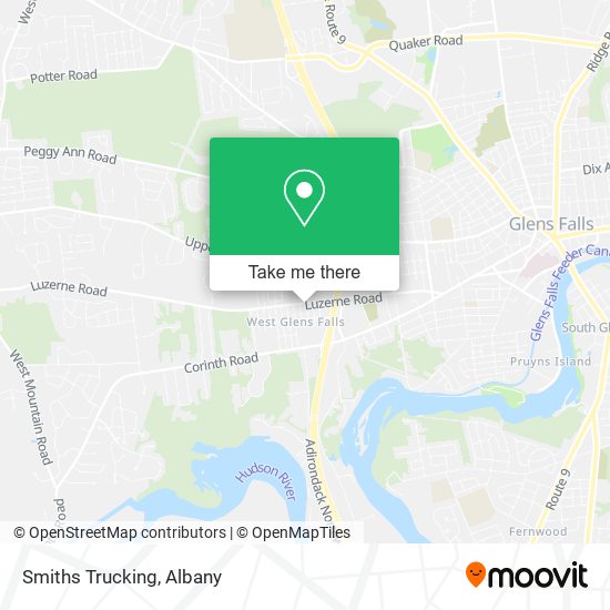 Smiths Trucking map