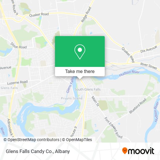 Glens Falls Candy Co. map