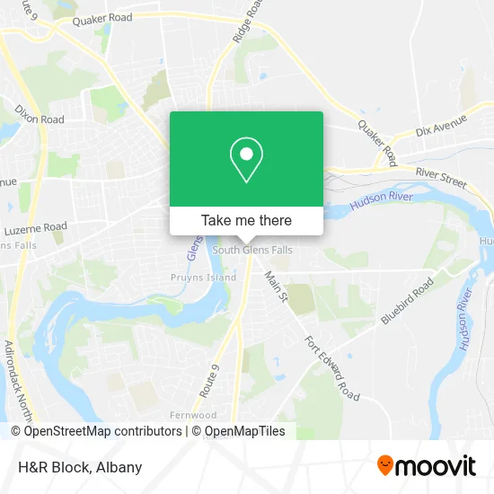 H&R Block map