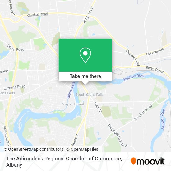 Mapa de The Adirondack Regional Chamber of Commerce