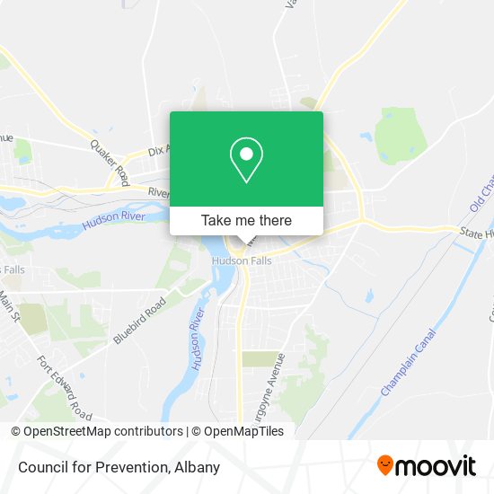 Mapa de Council for Prevention