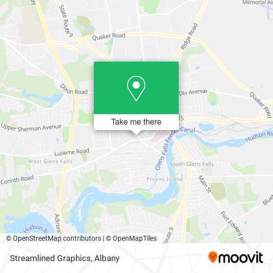 Mapa de Streamlined Graphics