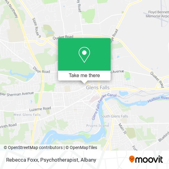 Mapa de Rebecca Foxx, Psychotherapist