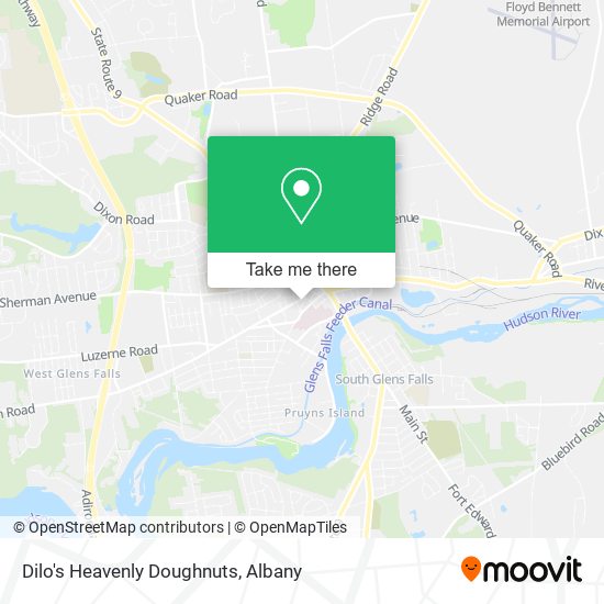 Dilo's Heavenly Doughnuts map