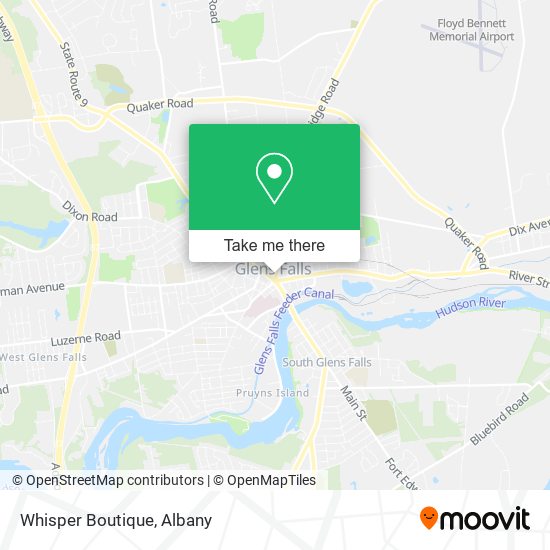 Mapa de Whisper Boutique
