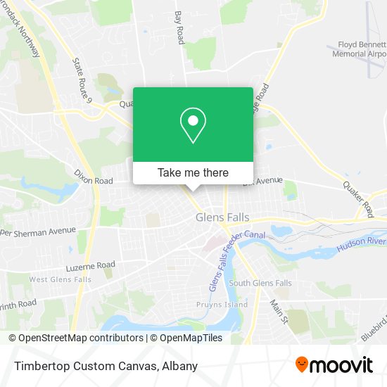 Timbertop Custom Canvas map