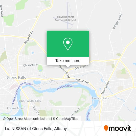 Lia NISSAN of Glens Falls map