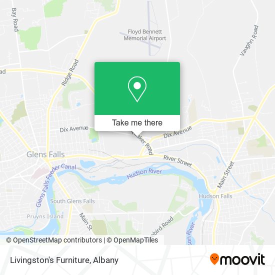 Livingston's Furniture map