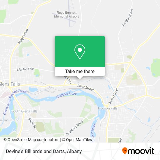 Mapa de Devine's Billiards and Darts