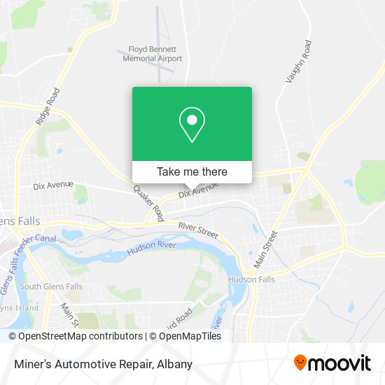 Miner's Automotive Repair map