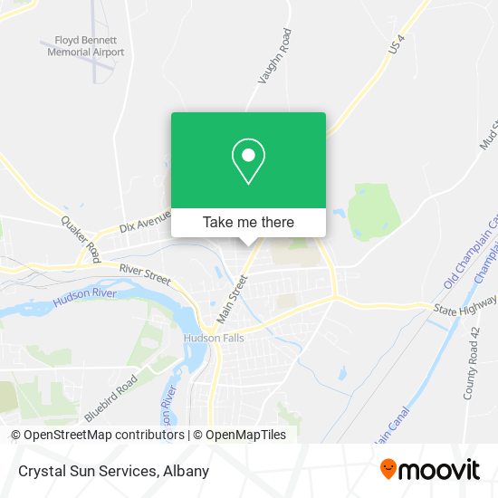 Crystal Sun Services map
