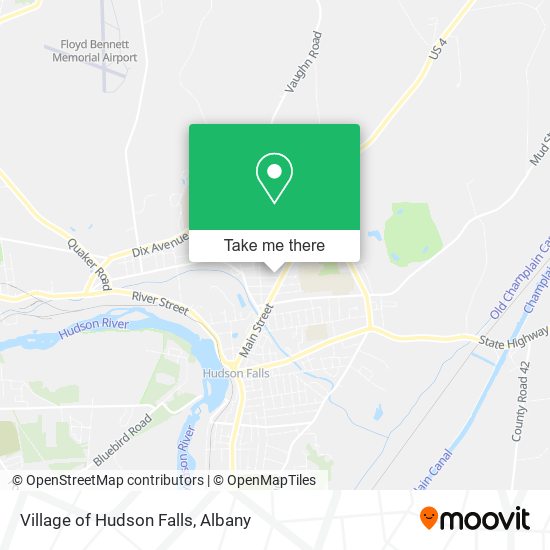 Village of Hudson Falls map