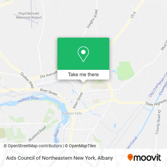 Aids Council of Northeastern New York map