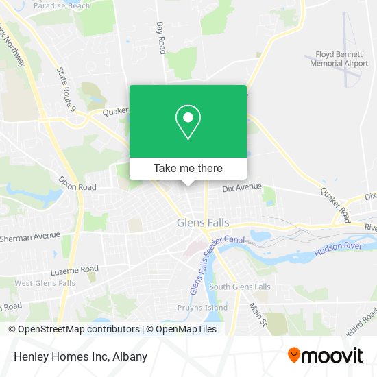 Henley Homes Inc map