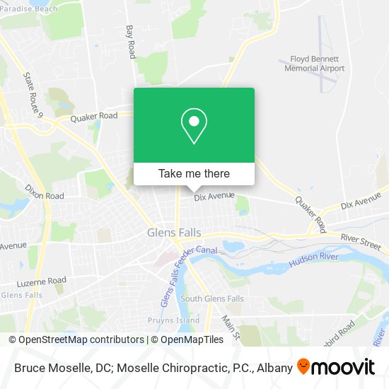 Bruce Moselle, DC; Moselle Chiropractic, P.C. map