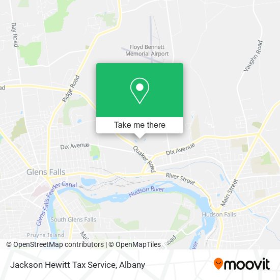 Jackson Hewitt Tax Service map