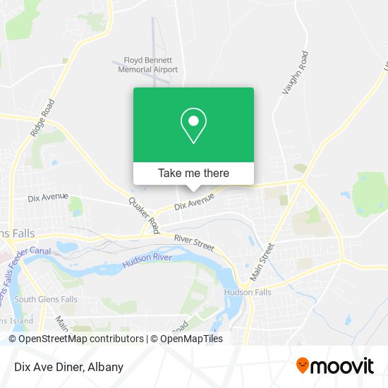 Mapa de Dix Ave Diner