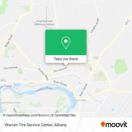 Mapa de Warren Tire Service Center