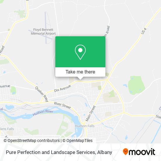 Pure Perfection and Landscape Services map