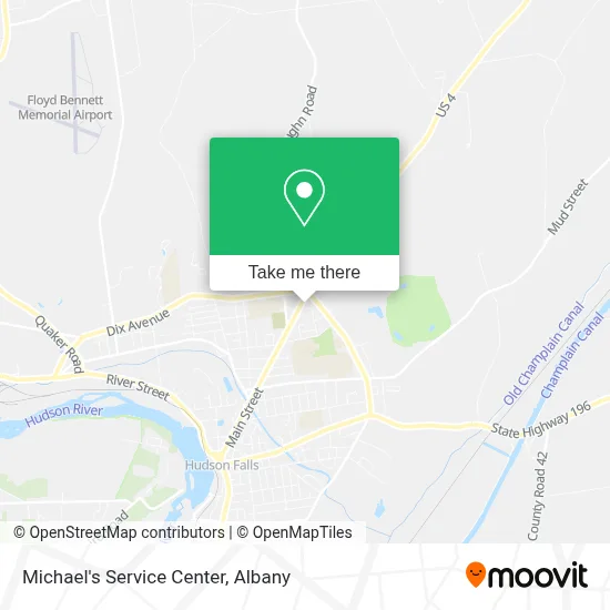 Michael's Service Center map