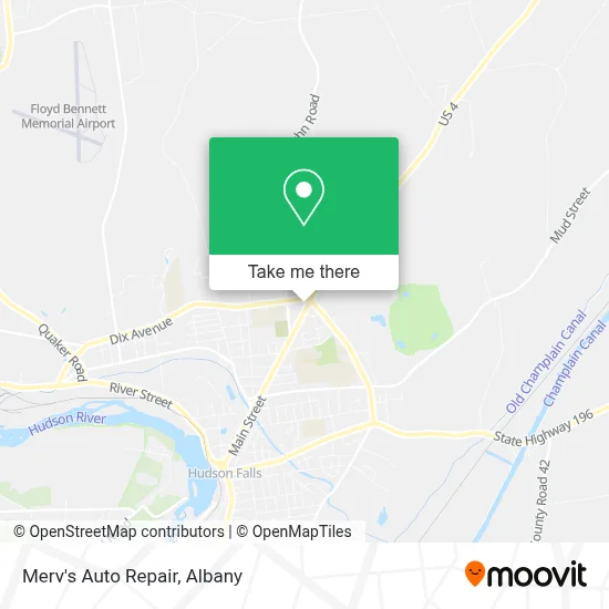 Merv's Auto Repair map