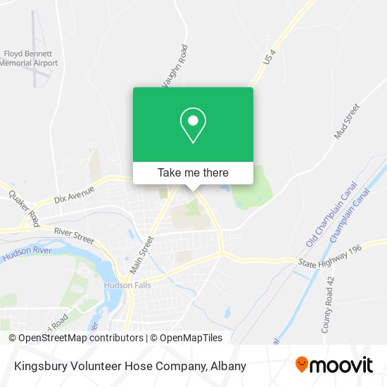 Mapa de Kingsbury Volunteer Hose Company