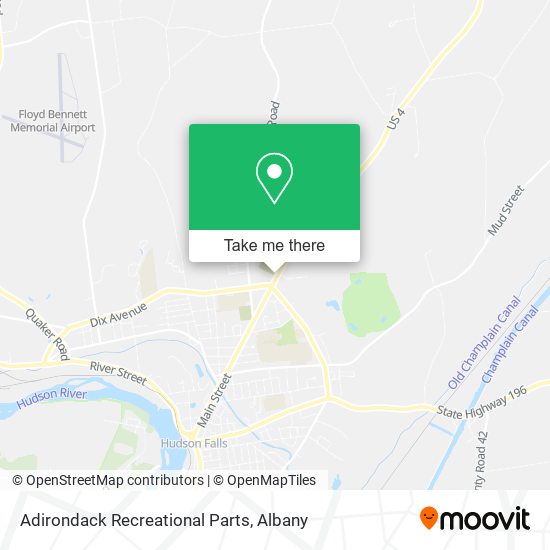 Mapa de Adirondack Recreational Parts