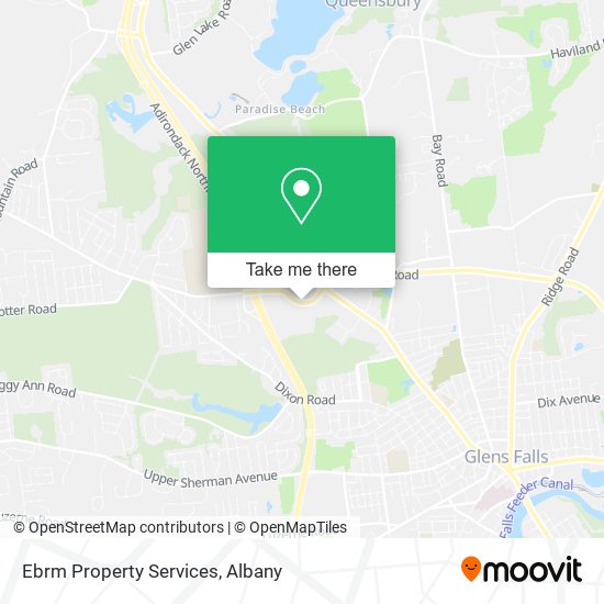 Ebrm Property Services map