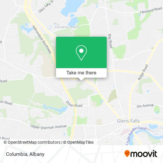 Mapa de Columbia
