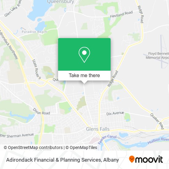 Mapa de Adirondack Financial & Planning Services