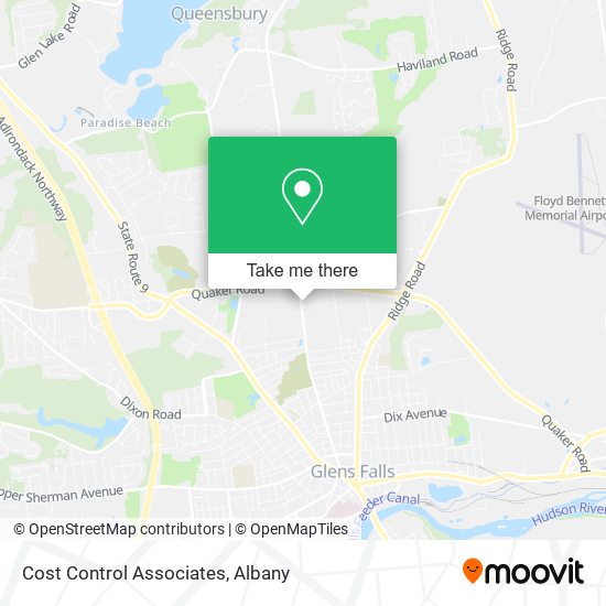 Cost Control Associates map