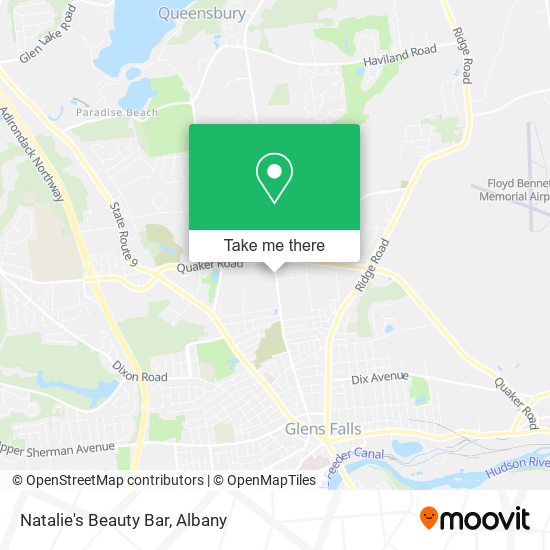 Natalie's Beauty Bar map