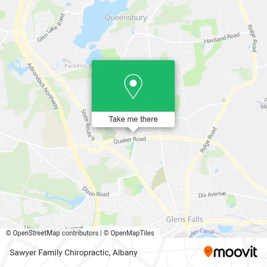 Sawyer Family Chiropractic map