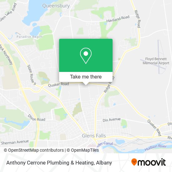 Anthony Cerrone Plumbing & Heating map
