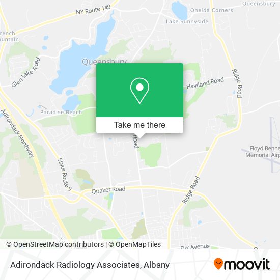 Adirondack Radiology Associates map