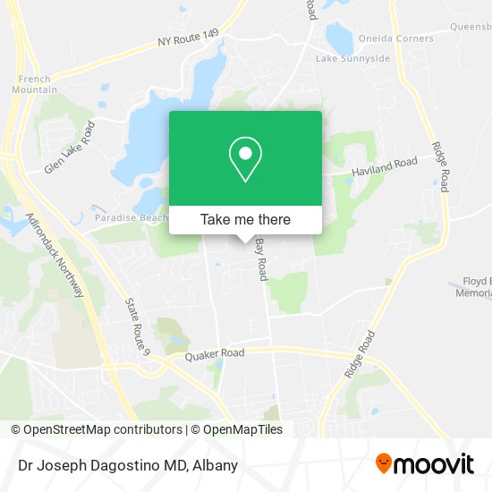 Dr Joseph Dagostino MD map