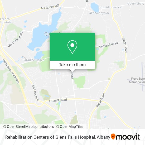 Rehabilitation Centers of Glens Falls Hospital map