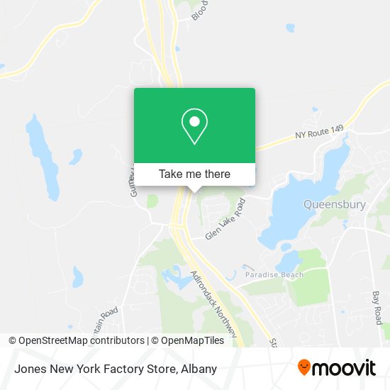 Jones New York Factory Store map