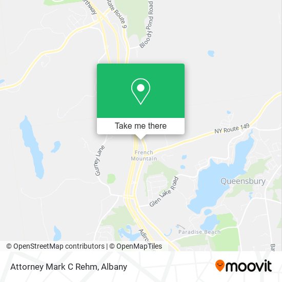 Attorney Mark C Rehm map