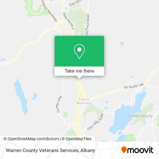 Warren County Veterans Services map