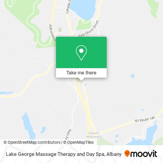 Lake George Massage Therapy and Day Spa map