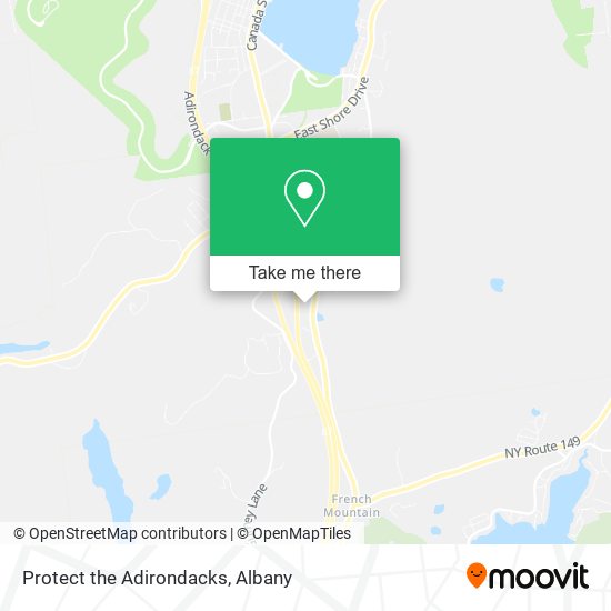 Protect the Adirondacks map