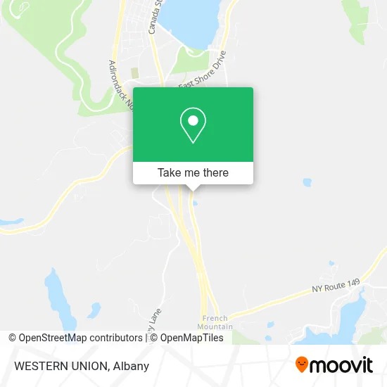 WESTERN UNION map