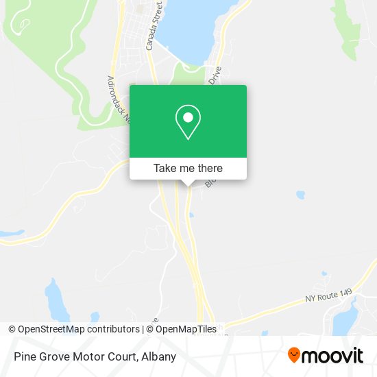 Pine Grove Motor Court map