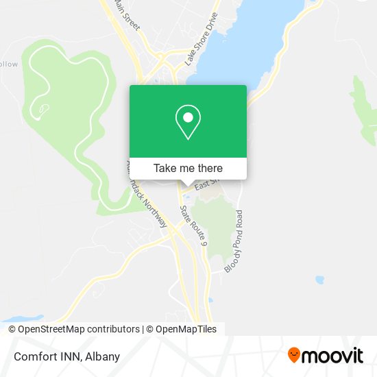 Mapa de Comfort INN